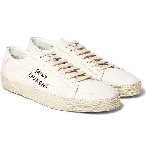 ysl white shoes men|YSL shoes price.